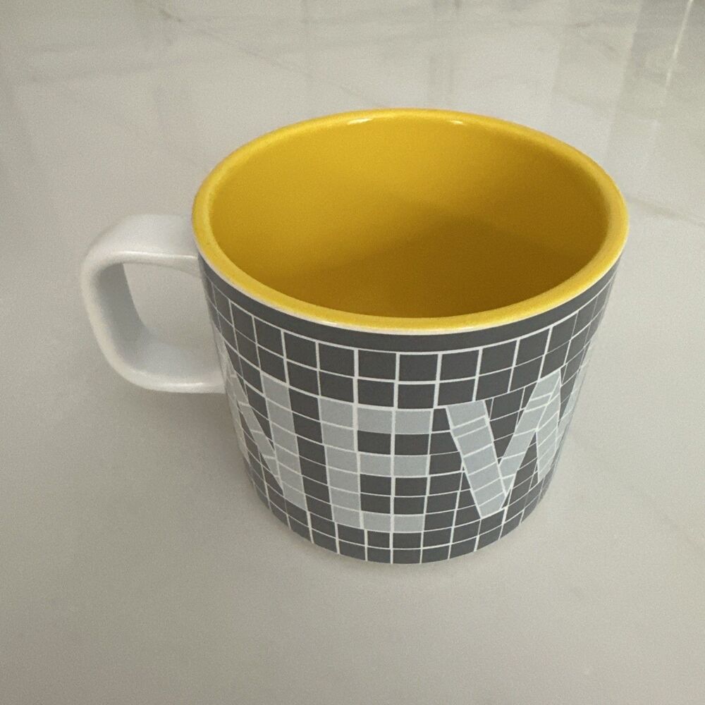 Starbucks Coffee Mug New York City Collection Subway Tile Pigeon Gray 12oz